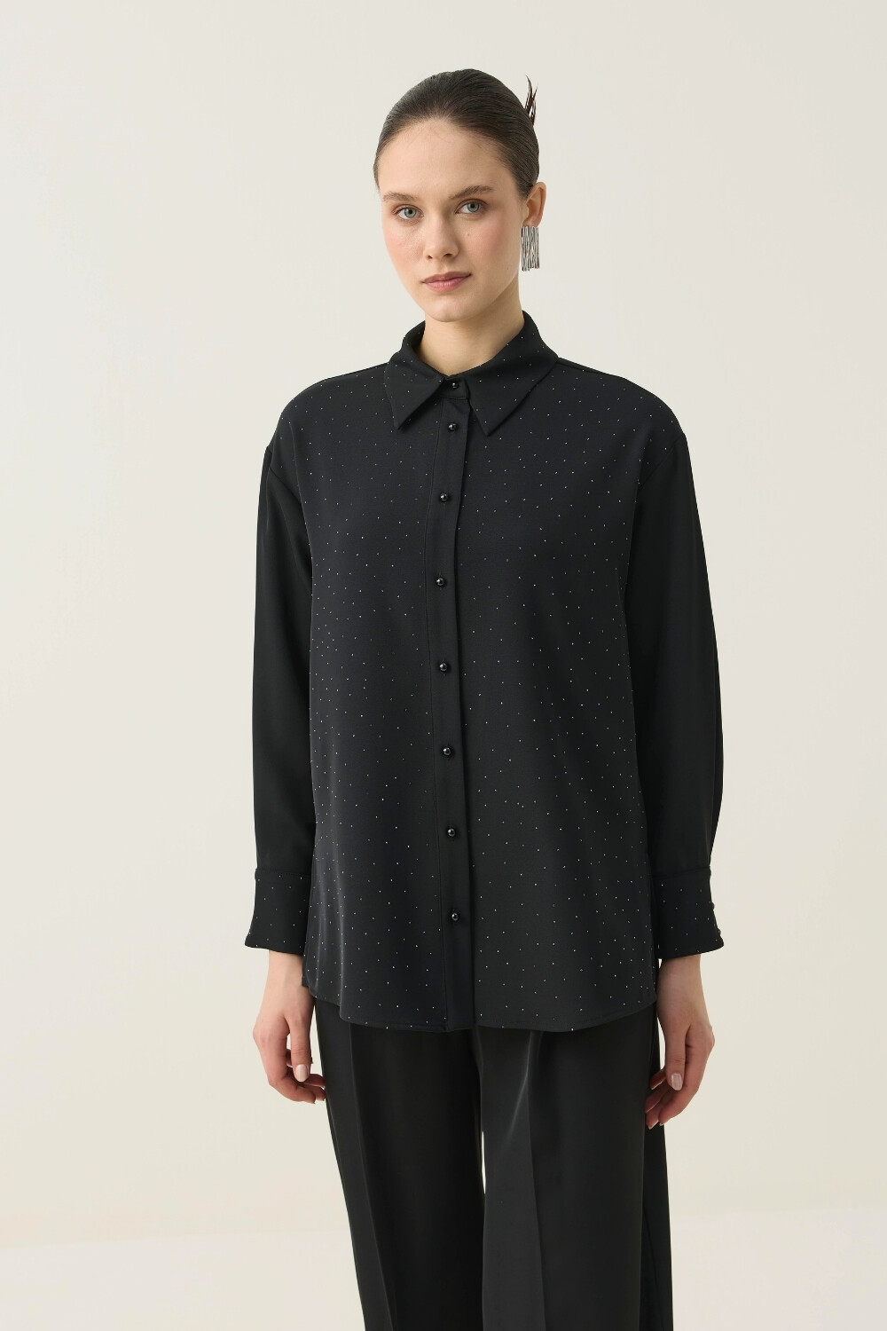 TAŞLI TAKIM SİYAH - 2