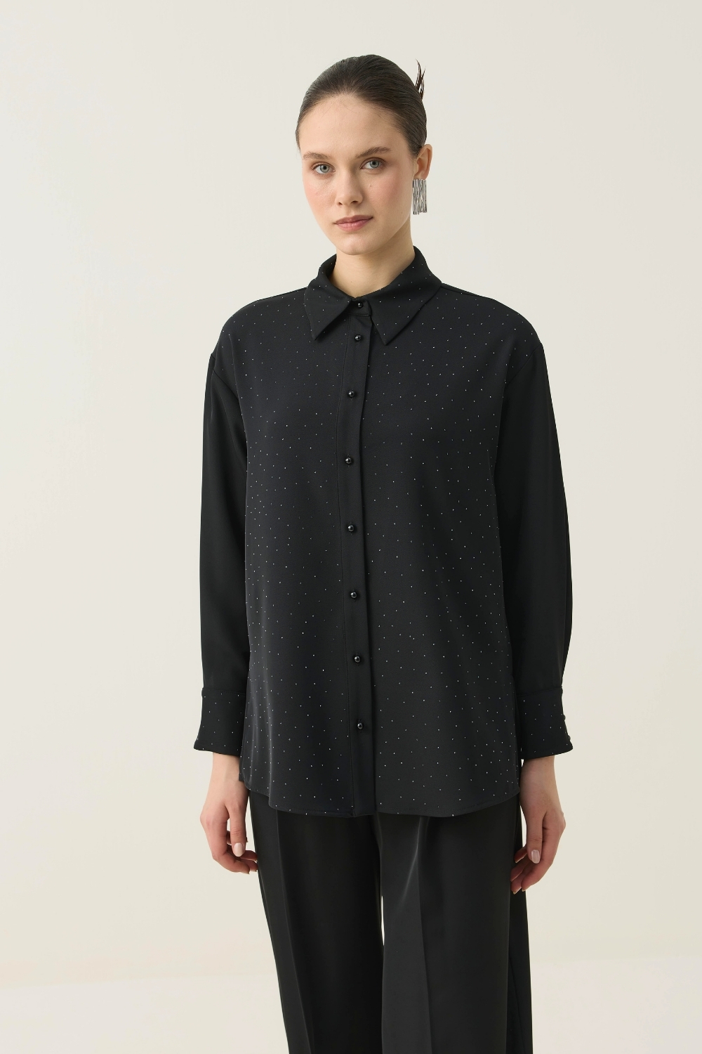 TAŞLI TAKIM SİYAH - 2