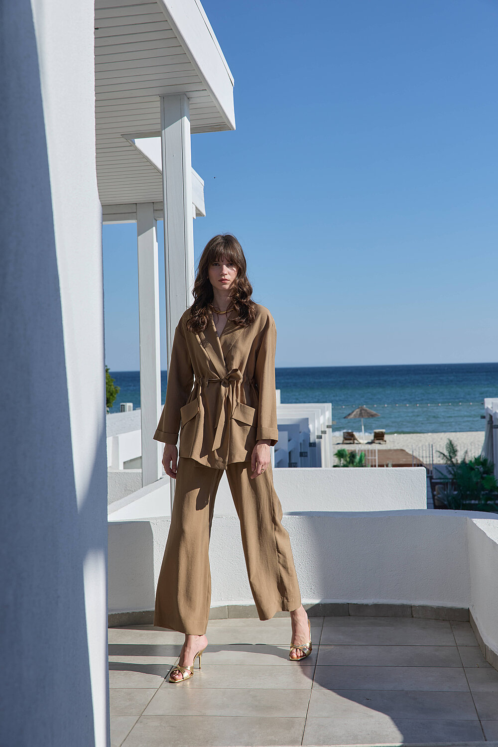 TENCEL CEKET TAKIM CAMEL - 2