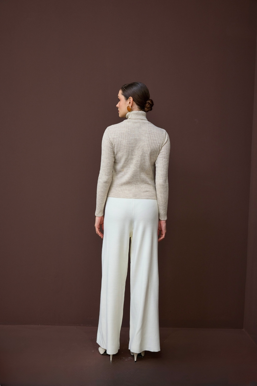 TRİKO PANTOLON EKRU - 4