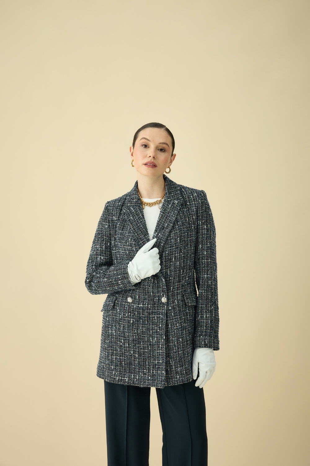 TÜVİT BLAZER CEKET SİYAH - 1