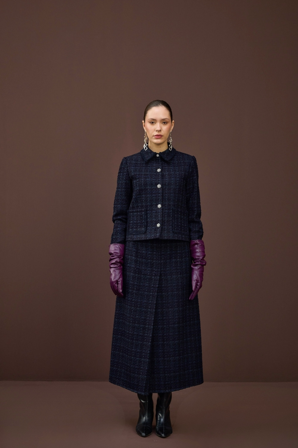 TÜVİT CEKET TAKIM LACİVERT - 2