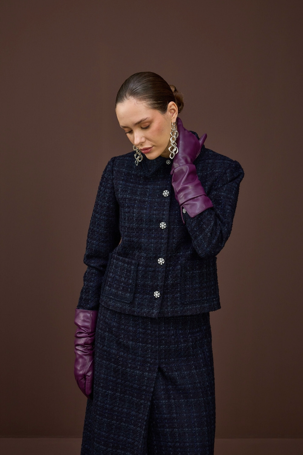 TÜVİT CEKET TAKIM LACİVERT - 6