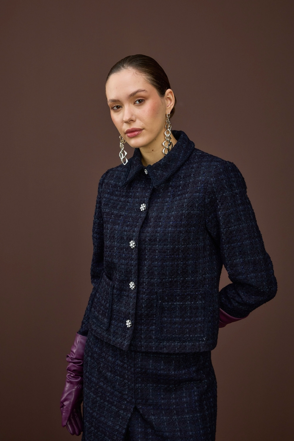 TÜVİT CEKET TAKIM LACİVERT - 1