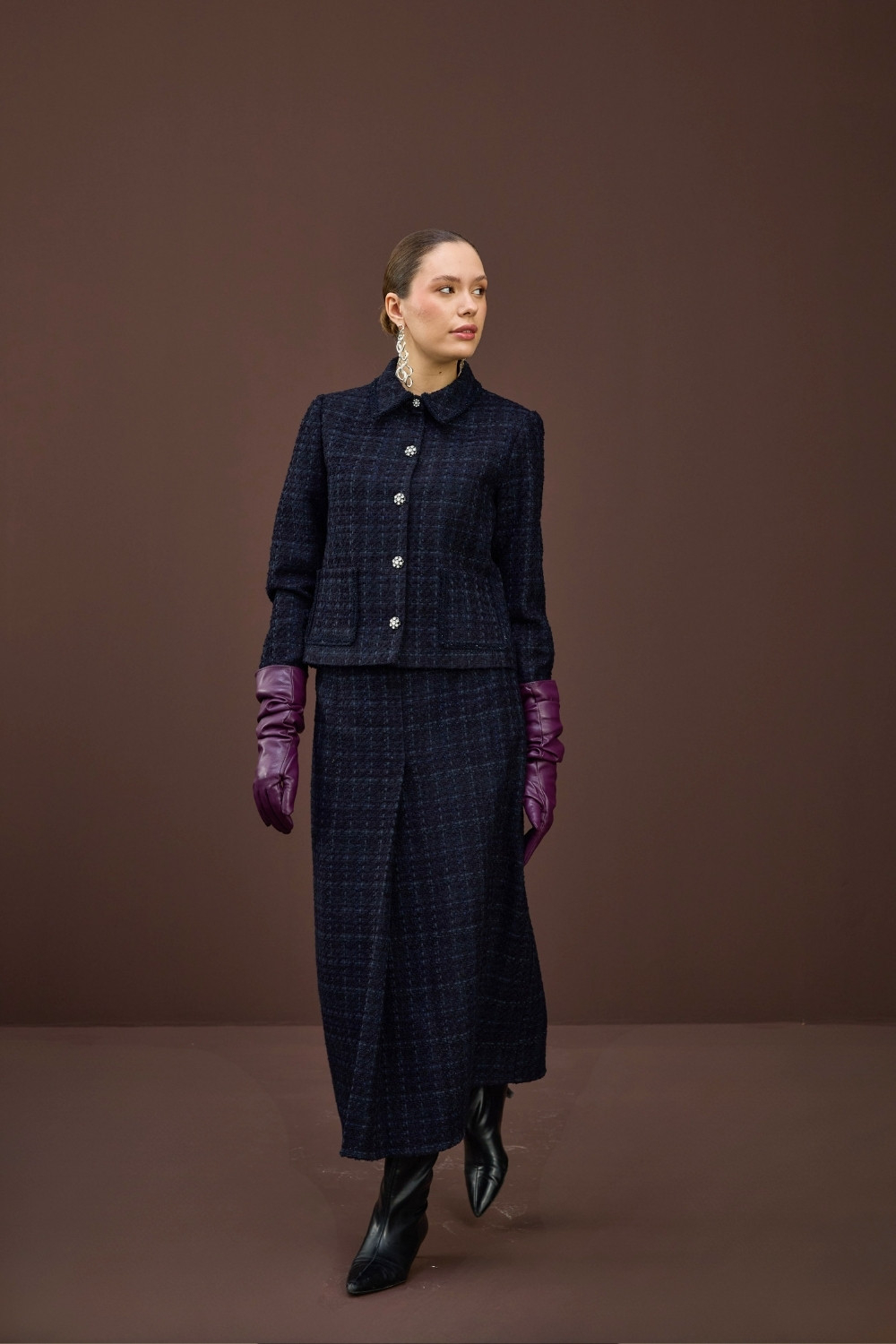 TÜVİT CEKET TAKIM LACİVERT - 10