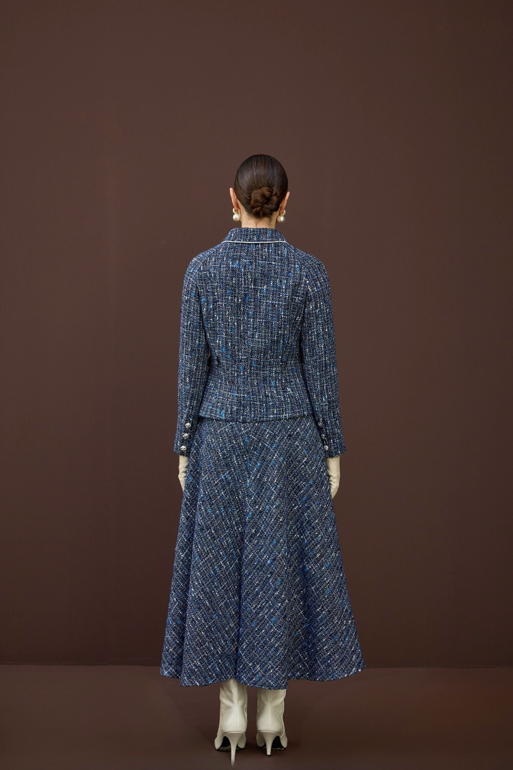 TÜVİT BİYELİ CEKET TAKIM LACİVERT - 10