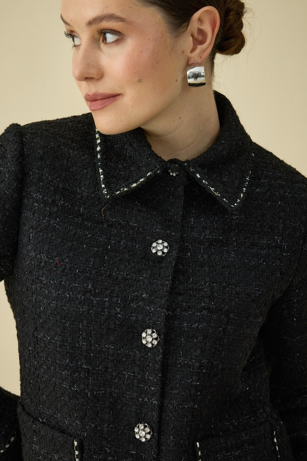 TÜVİT CEKET TAKIM SİYAH - 7