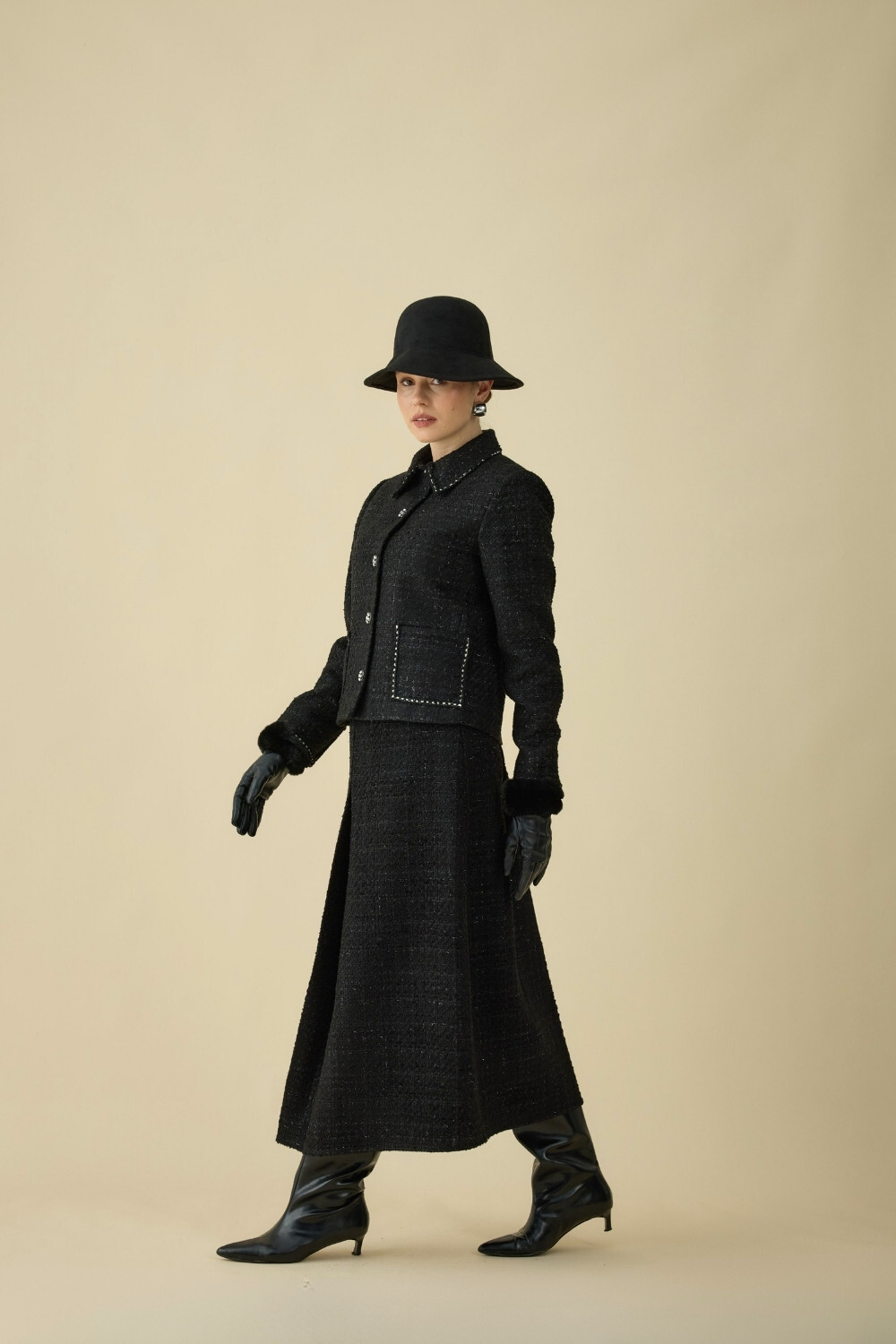 TÜVİT CEKET TAKIM SİYAH - 12