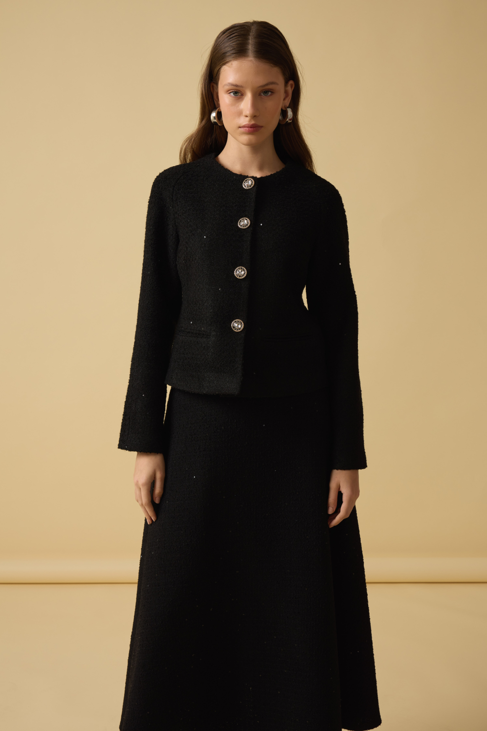 TWEED CEKET SİYAH - 2