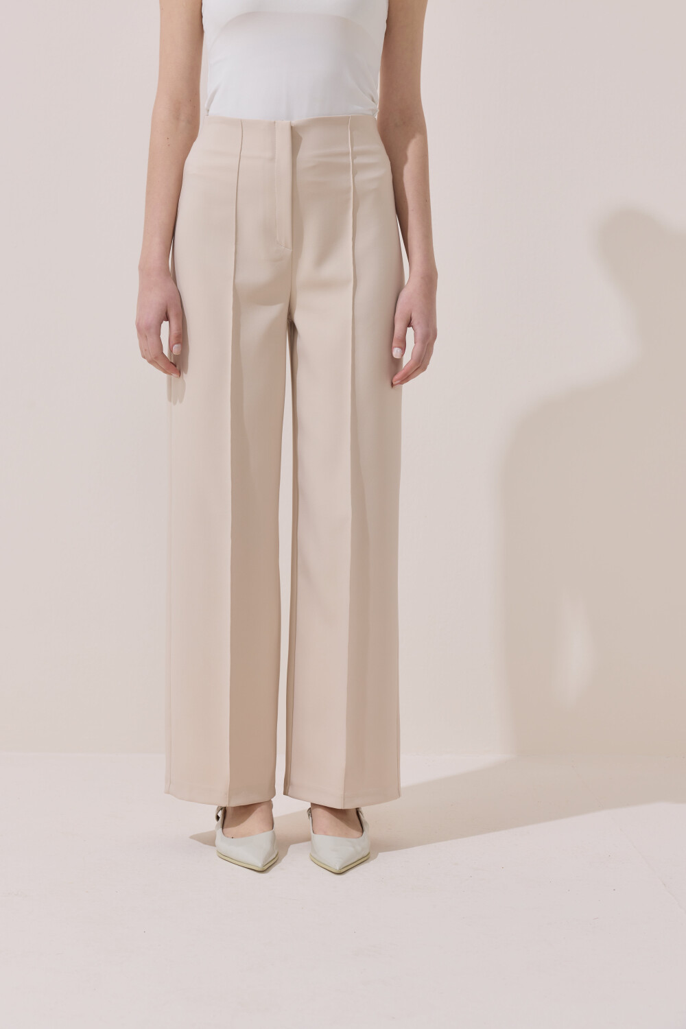 PALAZZO PANTOLON BEJ - 